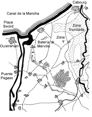 Mapa de la zona de salto