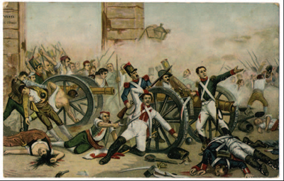 Derrota francesa en la Puerta del Carmen