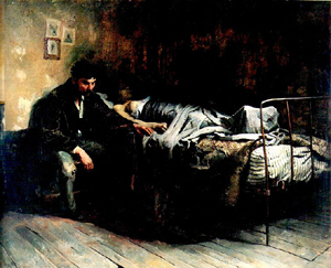 La miseria (1886) de Cristbal Rojas