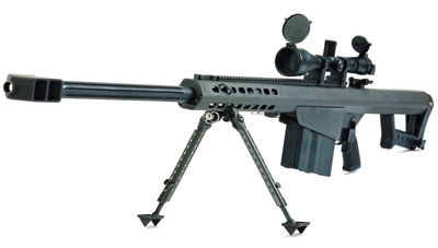 Barret M82A1, con mira telescpica