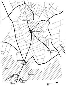 Alrededores del puente. Pulsa para ampliar