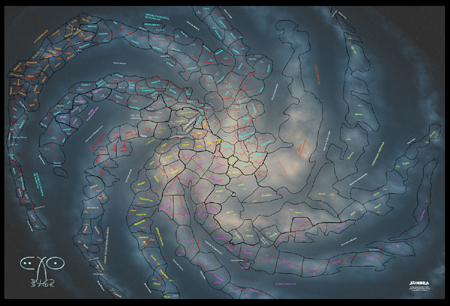 Mapa de la galaxia