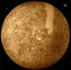 Clase B - Mercurio, imagen de la NASA