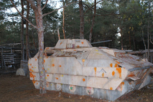 uno de los tanques del campo grande