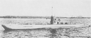 Submarino U1 de la clase IIA - foto de dominio pblico