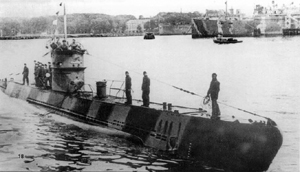 Submarino U140 de la clase IIB - foto de dominio pblico