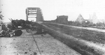 El puente de Arhem fotografiado despus de la batalla