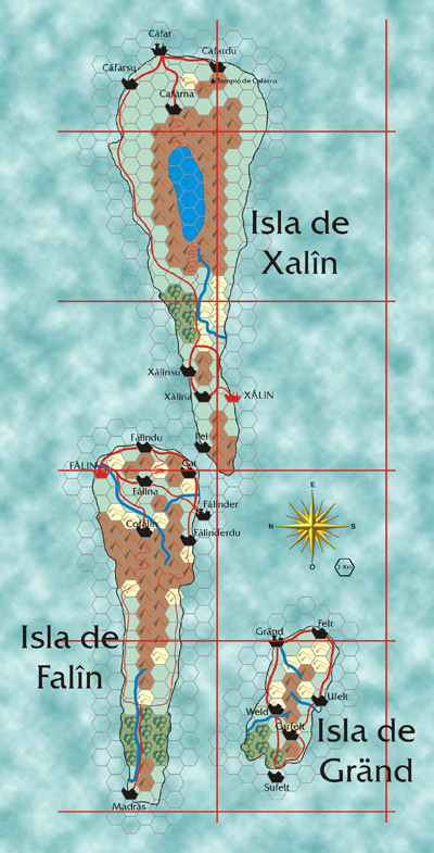 Mapa de Falîn y Xalîn. Pulsa para ampliar