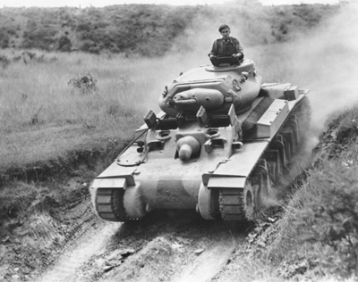 Tanque Sentinel en unas pruebas realizadas en Sidney en 1942 - Fotografa de dominio pblico