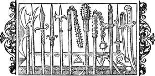 Armas medievales. Fuente: http://www.gamesdiner.com