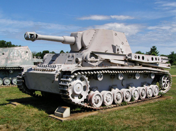 Un Heuschrecke 10 en el museo de tanques de  Aberdeeen - autor Sturmovik CC BY 3.0