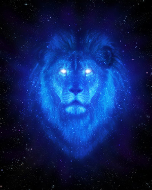 Logotipo Divino Tesoro. Imagen de Celestial Lion de Mich73b Devianart