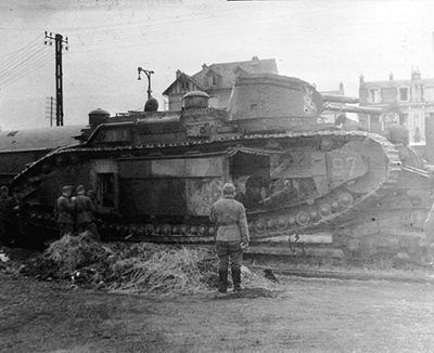 Char 2C Lorraine en el verano de 1940 capturado por los alemanes - Imagen de dominio pblico