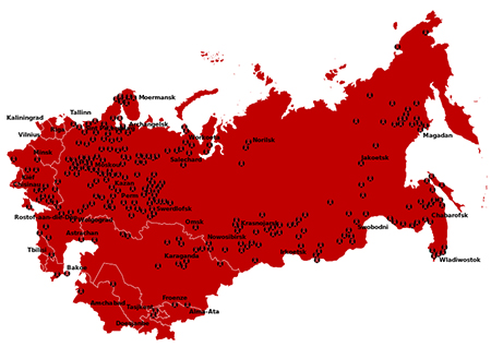 Mapa Gulag