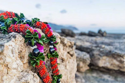 Collar de flores