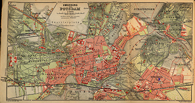 Mapa Potsdam