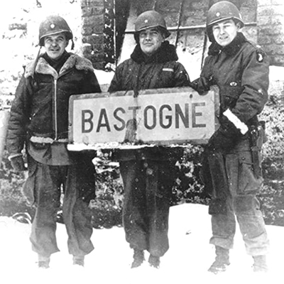 Famosa fotografía de los defensores de Bastogne.
