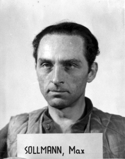 Max Zollman, miembro de las SS, director de las Lebensborn fotografado tras su captura. Foto de dominio pblico.