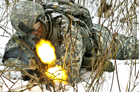 Rgafa. Markus Rauchenberger, (2013). <i>Squad level training</i>. US Army. Licencia CC Attribution 2.0 Generic (CC BY 2.0)
