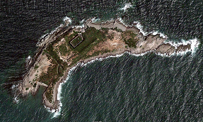 Isla Terre para la operacin. Fuente http://www.starforts.com/large.html