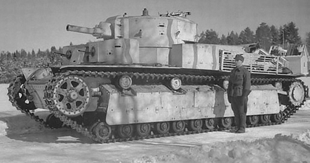 Un T-28 capturado por el ejrcito finlands. Observa que han eliminado la radio. Imagen de dominio pblico