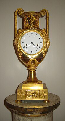 Reloj de mesa. Fuente Wikipedia.org