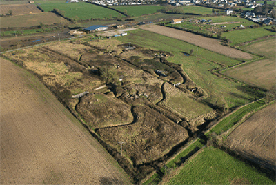 La batera Maisy desde el aire en la actualidad. Fotografa del museo de la batera Maisy: https://www.facebook.com/maisybattery/photos/641010049425900