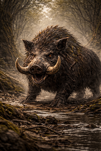 Vakramul. Imágen generada mediante IA ChatGPT Vakramul. Imágen generada mediante IA ChatGPT