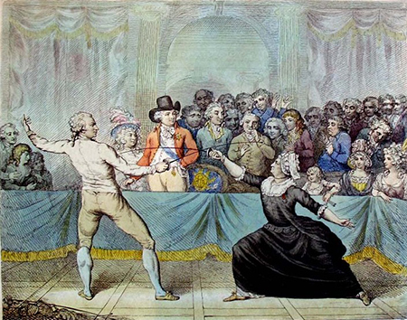 Picot V. M. (1789). "The Assaut or fencing match". Licencia Dominio P�blico