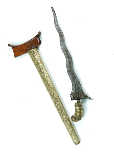 Tronpenmuseum (antes de 1920). Keris. Museo nacional de culturas del mundo. Licencia CC Dominio P�blico.
