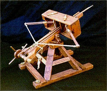 Una reproduccin de la ballista