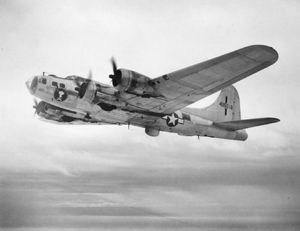 Un B-17 en vuelo