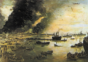 Dunkerque: óleo de CH. Cundall