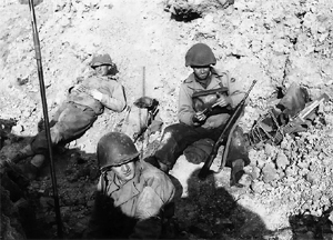 Ranger descansando tras completar el trabajo (Point du Hoc)