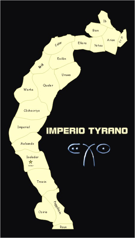 Mapa del Imperio Tyrano