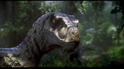 Velociraptor de Parque Jursico